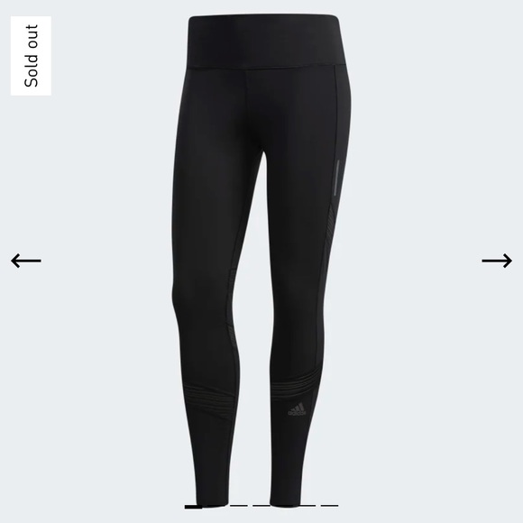 Adidas how we do 7/8 tight leggings black reflective tabs mesh details medium - Picture 11 of 12